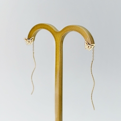 گوشواره بخیه پروانه