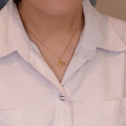 گردنبند ماه و ستاره ریخته