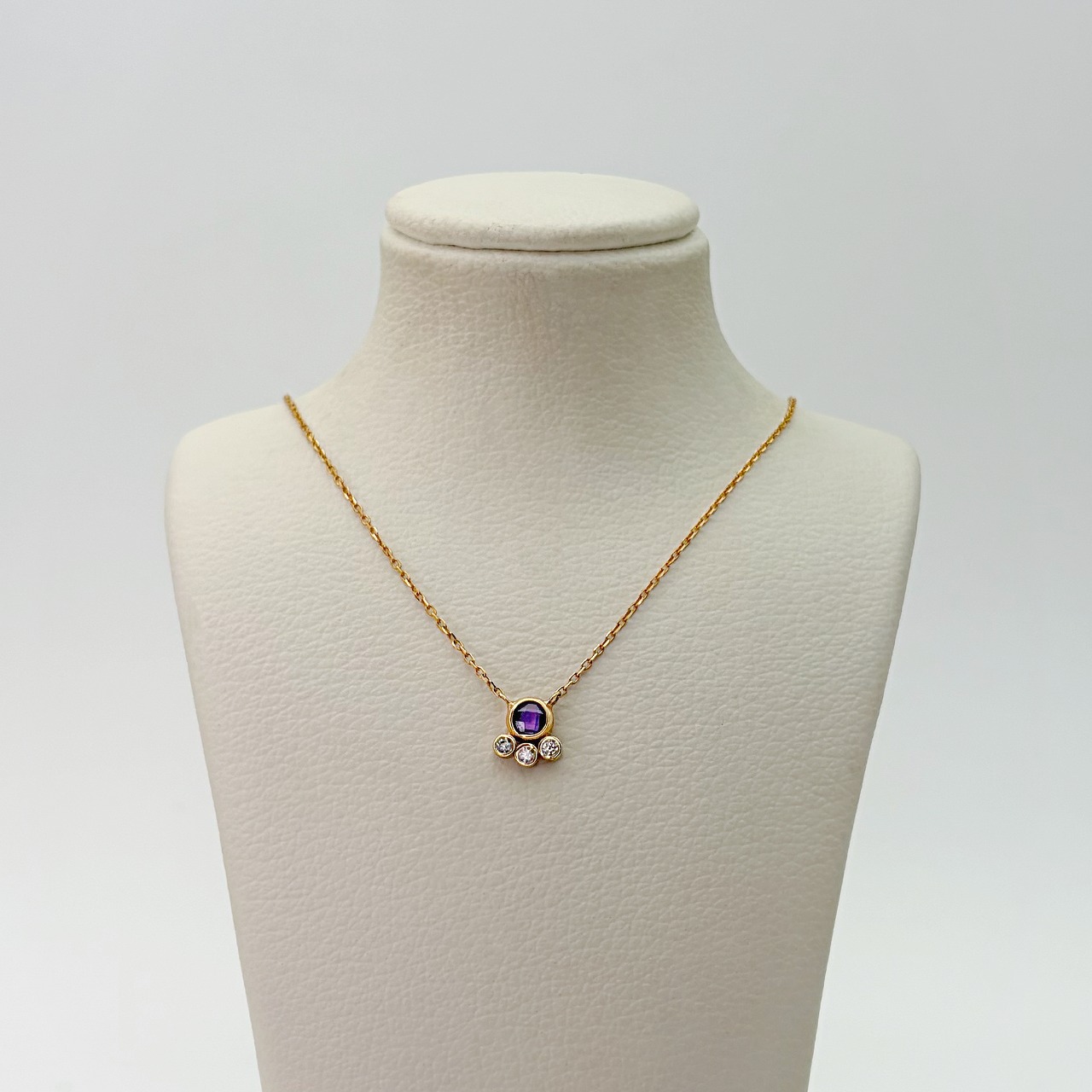 گردنبند مارکو سه نگین